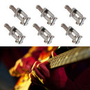 For E-Guitar Chrome Plated Metal Roller Saddle Guitar Bridge String Saddles