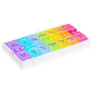 7 Day Weekly 14 Compartment Pill Box Medicine Tablet Storage Organizer Case