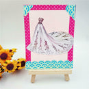 Metal Cutting Dies Stencils for DIY Scrapbooking Photo Album Wedding Veil