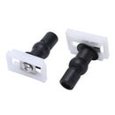 2pcs DIY Plastic Toilet Seat Screws Fixings Fit Toilet Seats Hinges Repair  S6D3