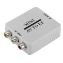 Mini RCA AV CVSB to RF Video Adapter Support RF 67.25/61.25MHz TV Switcher