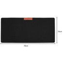 Office Computer Desk Mat Modern Table Wool Felt Laptop Desk Mat(Black)
