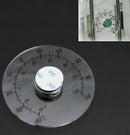 Circular Transparent Outdoor Window Thermometer Temperature Weather Station Tool