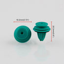 25pcs Car Door Trim Panel Nylon Clips Retainer Fastener Rivets 90467-10188