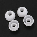 50 Pcs White Earbud Headphone In Ear Buds Tip Cover Replacement