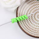 4pcs Cable Protector Data Wire Silicone Bobbin Winder USB Charging Case Cover