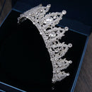 Luxury Handmade Rhinestone Bridal Crown Tiara Diadem Tiaras For Bride Headb