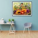 5D DIY Full Drill Diamond Painting Flower Basket Embroidery Craft Kit Decor