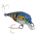 1 PC 6g Fishing Lures Treble Hook Bait Fishing Crankbait Lure Bait Hook blu