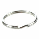 60 Pcs 20mm Outside Dia Universal Split Key Rings Keychain Holders