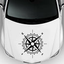 20x20cm 30x30cm 50x50cm NSWE Compass Vinyl Car Stickers Decals Styling Graphics