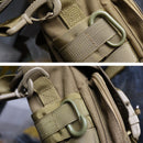 5 PCS Plastic Outdoor Molle Buckle Survival Backpack Carabiner Locking  JR