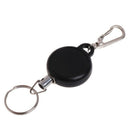 Fishing Zinger Retractor Key Ring Holder Retractable 60cm Anti Lost Steel Cable