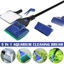 5x Aquarium Cleaning Tools Fish Tank Gravel Rake Fish Set Net Tool Cleaner W8L5