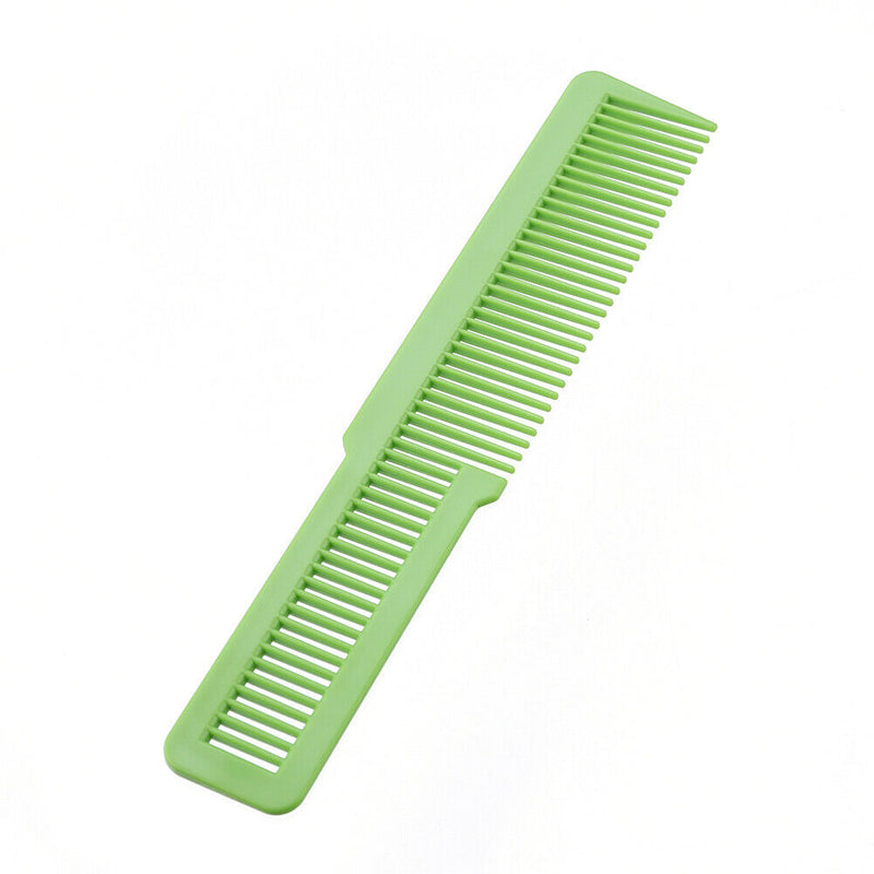 Hairdressing Carbon Anti-static Comb Wide Tooth Hair Clipper Comb (Green)