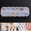 3600pcs Nail Art Rhinestones Decoration 1.5mm Round Glitters With Hard Case