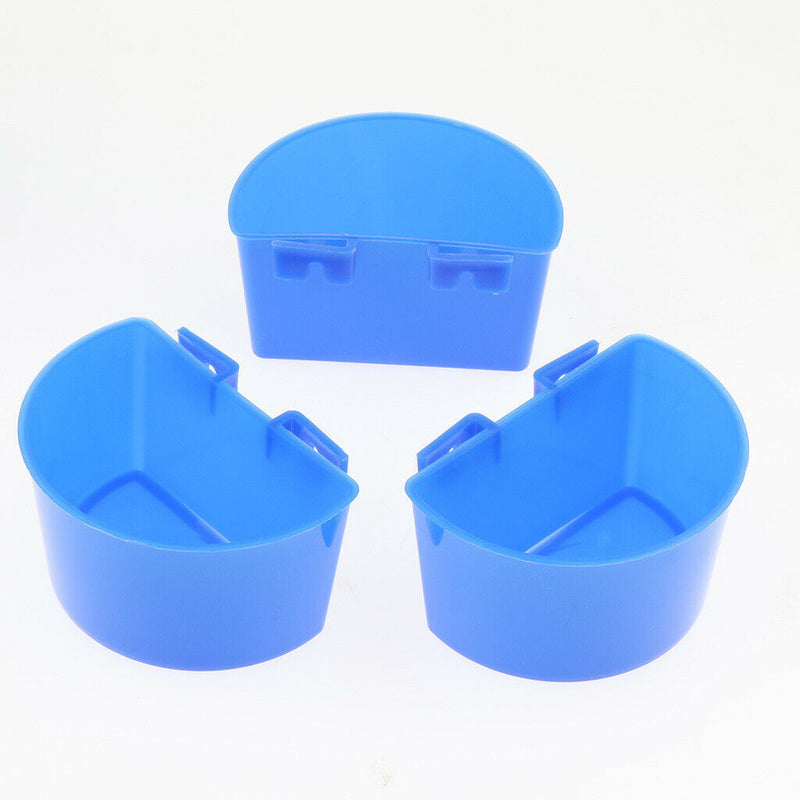 20 Pcs Pigeons Sand Cups Bird Food Water Container Plastic Bowl For Cage