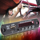 Car MP3 WMA Decoder Board 12V Audio Module USB TF AUX FM Radio Remote Control
