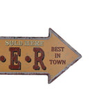 Tin Metal Sign Plaque Bar Pub Retro Wall Art Poster Ice Cold BEER Sold Here