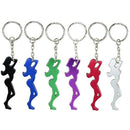 Aluminum Beer Bottle Opener Keychain Girl Shape Mini Bottle Openers Keys Co L9R5