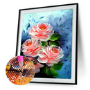 5D DIY Full Round Diamond Painting Flower Rhinestones Cross Stitch (B964)