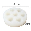 Heart Shape Soap Mold Aromatherapy Plaster Candle Making Molds Pendant Jewelr-OZ