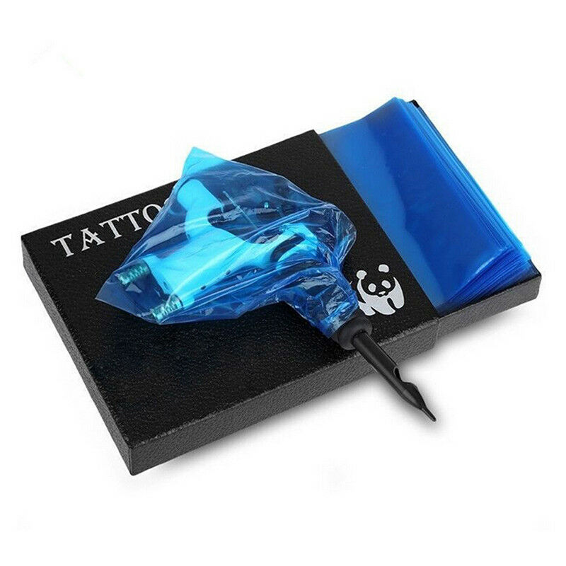 200Pcs Disposable Tattoo Clip Cord Bag Tattoo Machine Clip Cord  Cover JR BX