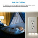 Duplex Decor 3 LED Wall Outlet Cover Plate Bathroom Night Light Bedroom B9M6