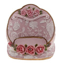 Retro Rose Flower Jewelry Storage Box Wedding Home Table Art Decoration Box