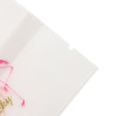 100pcs Flamingo Cookie Bag Candy Nougat Scrub Sealing Plastic Bag Party Gi3C