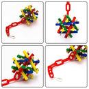 Parrot Toys Bird Ball Stick Cockatiel Perch Budgie Cage NEW Parakeet Supp D D9O2