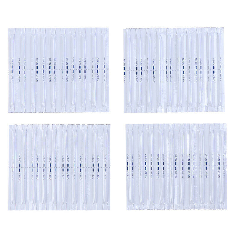 40Pc Cotton Swabs Wet Alcohol Cotton Swabs Double Head Cleaning Skin Clean Sti%!