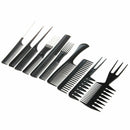 10 x COMBS PROFESSIONAL COMB FOR HAIRDRESSER U1Z9