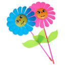 Sunflower windmill garden yard party outdoor wind spinner ornament kids toys JR