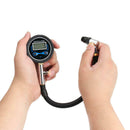 Digital LCD Tyre Tire Air Pump Pressure Gauge Tester 0-200PSI Car Motorcycle bvc