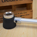 Hand Held 45x Magnify Glass Magnifier Loupe with Scale 3 Lights for Jewell SVY