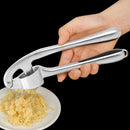Stainless Steel Garlic Press Crusher Ginger Squeezer Mincer Kitchen Cooking Tool