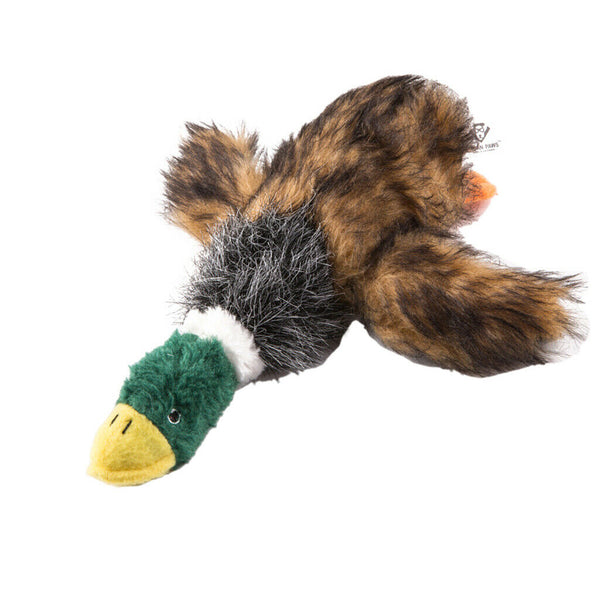 2-in-1 Fun Skin Stuffless Dog Squeaky Toys