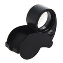 40x 25mm Eyes Optical Glass Loupe Magnifier Magnifying LED Light Q4C9