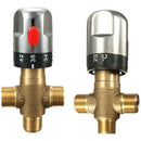 1X(Pipe Thermostat Faucet Thermostatic Mixing Valve Bathroom Water Temperat