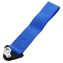 Great Performance Car Auto Tow Strap Set Front/Rear Bumper Hook Blue