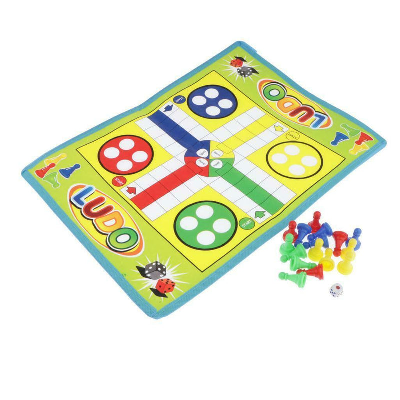 Foldable Flying Ludo Chess Board Game for Family Children Board Chess Game