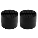 2xFloor Jack Pad Slotted Frame Rail Durable Rubber Disk Pad Adapter