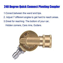 Power Pressure Washer Spray Nozzle Tips and  Connect Pivot Adapter Cou X2T2
