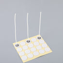 100pcs Candle Wicks 8" COTTON Core Candle Making Supplies Pre-tabbed + Stickers