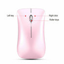 Hxsj Dual Mode Bluetooth4.0 2.4Ghz Wireless Rechargeable Mouse 1600Dpi Ergo