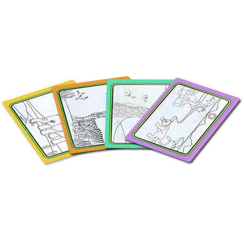 Reusable Color Magic Water Painting Book Kids Doodle Draw Board Toys/Animal