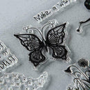 Silicone Clear Rubber Stamps Seal Scrapbooking-Album Card Decor Diary DIY-C W9O9