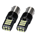 2Packs 15 LED HEADLIGHT TURN SIGNAL RUNNING LAMP FOR TRUCK CAR 1156 3030