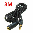 10ft 3.5mm Stereo Audio Aux Headphone Extension Cord Cable Male to Female M/F